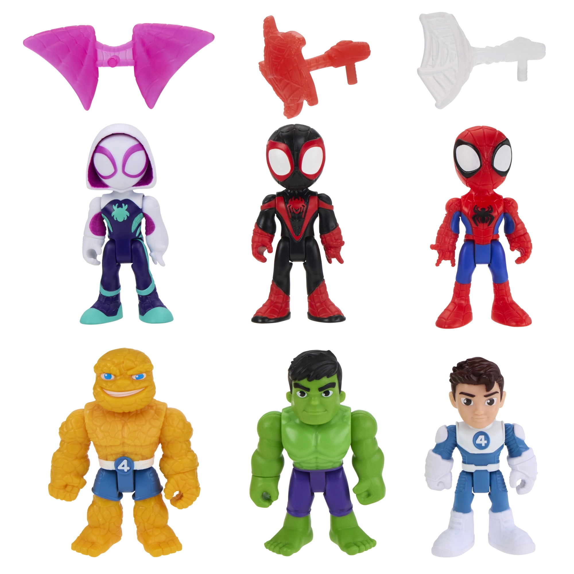 Marvel Spidey and his Amazing Friends Fantastic Pals Pack Action Figures, Ages 3 and up
