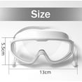 thumbnail image 2 of Swim Goggles, HD Children's Large Frame Waterproof and Anti-Fog Swimming Goggles, 2 of 8