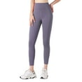 thumbnail image 1 of Gibobby Leggings de yoga para mujer Pantalones de yoga de cintura alta para ejercicio de levantamiento de cadera para mujer(Morado,G), 1 of 5