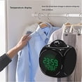 thumbnail image 4 of Child White Projection Digital Weather LCD Clock Bell Alarm Display Backlight Projector Home Clock Timer Adult White Toy Poodle on Selective Focus, 4 of 5