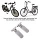 thumbnail image 3 of Pedales Plegables, Pedales Universales Plegables Para Reposapiés, Superficie Ranurada, Ahorro De Espacio Para Bicicletas Eléctricas, 3 of 7