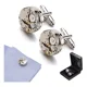 thumbnail image 1 of Gemelos con forma de reloj mecánico de regalo de estilo de lujo ER, 1 of 5