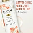 thumbnail image 4 of Pantene Sulfate Free Curly Hair Shampoo, Anti Frizz, with Jojoba Oil, Color Safe, 9.6 oz, 4 of 13