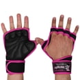 thumbnail image 2 of Estremo Fitness Weight Lifting Gloves,Padded Grip Palm Protection,Half Finger ,Workout Gym-Pink, 2 of 5