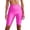 02_Hot Pink, variant on HNMKIU Women's Cropped High Waist Stretchy Lift Fitness Pants with Side Pockets Five Quarter Length Yoga Pants with Pockets 03_Black,L