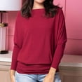 thumbnail image 2 of WEAIXIMIUNG Chemises à Boutons pour Femmes Manches Longues Pull Décontracté pour Femmes Pulls à Manches Longues Imprimé Tricoté Col Rond Hauts, 2 of 4
