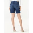 thumbnail image 4 of Sofia Jeans Women's Gabriella Bermuda Shorts with Frayed Hem, 4 of 6