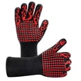 thumbnail image 4 of Lexi Home Heat Resistant BBQ Gloves with Silicone Protection, 4 of 6