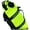 Fluorescent green, variant on lanema Dog Swim Vest For Small Breeds Comfortable Buoyancy Life Vest with Adjustable Belt Reflective Strips Water Activity Gear