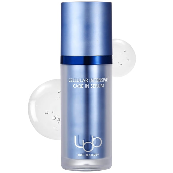 LBB Cellular Intensive Care In Serum - Vegan Antioxidant Lifting Face Serum - Improves Skin Elasticity, 24h Lasting Moisturizing - Tangerine Cellular Water, Ectoine, Peptides, 1.01 fl.oz.