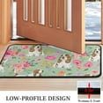 thumbnail image 3 of Basset Hound and Pioneer Flower Door Rugs,Washable Non Slip Door Mats Indoor,Decorative Door Mats,Entry Mat Indoor for Entrance,Bedroom,Kitchen,Bathroom,30"x17", 3 of 6