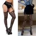 thumbnail image 2 of Loritta 6 Pairs Women Fishnet Thigh High Stockings Suspender Pantyhose Stockings for Valentine's Day, 2 of 6