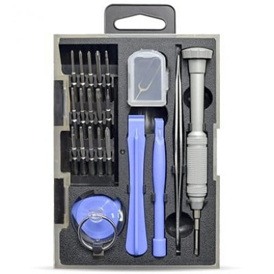 Kit de Herramientas de 24 piezas para reparación de teléfonos Brobotix 651961