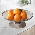 thumbnail image 1 of Frutero, frutero redondo con agujeros de drenaje, soporte para cesta de frutas, frutero decorativo para mesa, soporte para encimera de oficina Negro, 1 of 8
