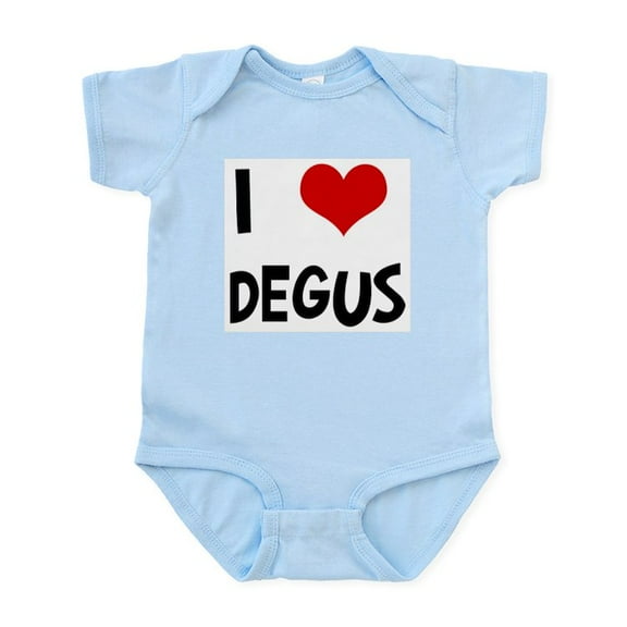 CafePress - I Love Degus Infant Bodysuit - Baby Light Bodysuit, Size Newborn - 24 Months