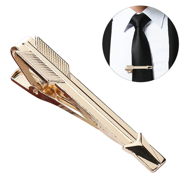 Tie Clip Fashionable Arrow Shape Tie Bar Clip Tie Clip Pin Business Tie  Clip for Men