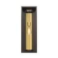 thumbnail image 5 of Z Lite 584B-DBZ-OBS 24 in. Dunbroch 1 Light Deep Bronze & Outdoor Brass Outdoor Wall Sconce, 5 of 6