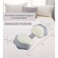 thumbnail image 2 of Almohada de Embarazo DONAMA de Espuma Viscoelástica Ajustable con Forma en W y Tecnología de Enfriamiento, 2 of 9
