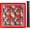 Red-6, variant on Ludo Game Mat 31.5"x31.5" - Beach Umbrella Pattern Classic Pachisi Board Game Mat, Non-Slip Noise Reducing Table Cover, Portable Washable Game Mat for Ludo, Parcheesi & Family Game Night