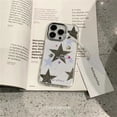 thumbnail image 1 of ins Niche Sweet Cool Splash Ink Star Mirror Rhinestone Adecuado Para Apple 14ProMax Funda Para Teléfono iPhone13/12, 1 of 3