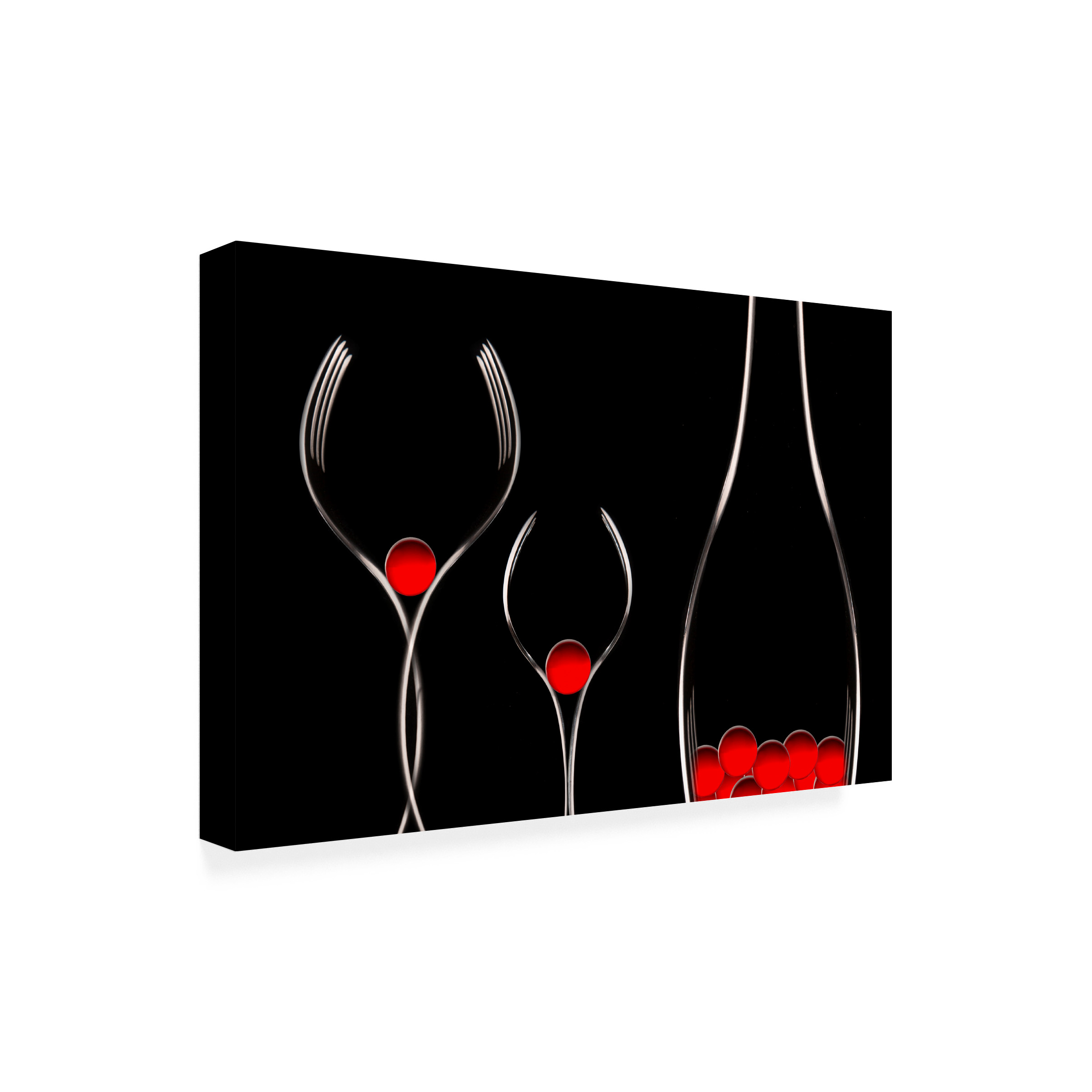 Doris Reindl 'F O R K' Canvas Art