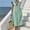 *Green, variant on ClodeEU Women's V Neck Ruffle Sleeve Midi Dress,Casual A Line Loose Sundress with Pockets Green,Women's Plus L