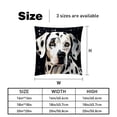 thumbnail image 5 of Spotted Dog Velvet Throw Pillows Set of 2 - Decorative Pillows with Unique Patterns for Sofa Couch Bed - Pillow Covers - Available in 16x16, 18x18, 20x20 Inches, 5 of 6