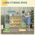 thumbnail image 4 of Qaba Kids Toy Storage Organizer with 8 Removable Storage Bins, White, 4 of 10