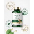 thumbnail image 5 of Suplemento de aceite de ricino Carlyle 750 mg 200 cápsulas blandas sin OGM, 5 of 5