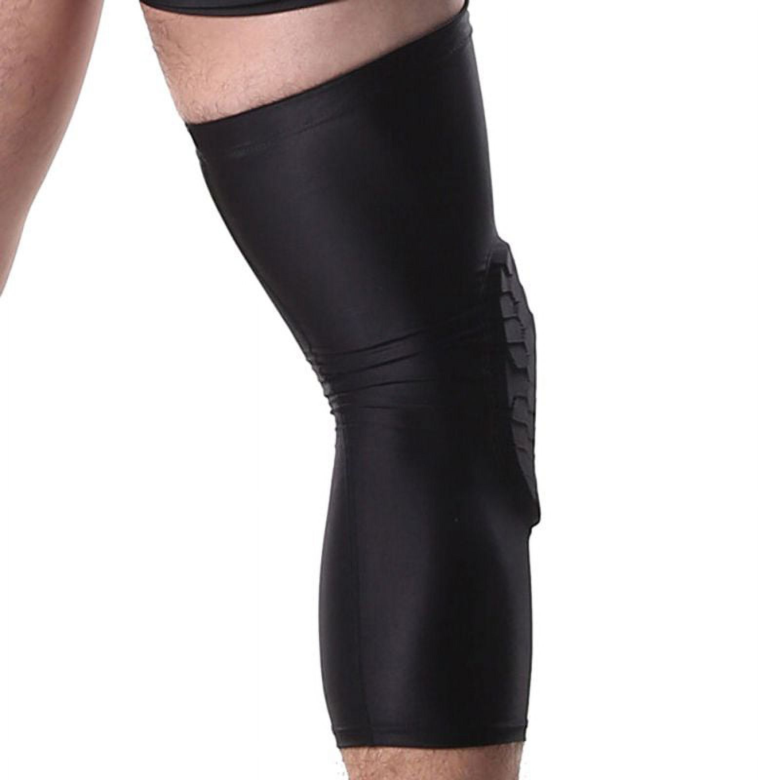 Marainbow Breathable Men Sports Honeycomb Long Knee Support Pad Protector Sport Basketball Leg 8398