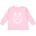 thumbnail image 3 of Inktastic Tribal Wolf Head Boys or Girls Long Sleeve Toddler T-Shirt, 3 of 5