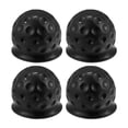 thumbnail image 1 of 4uds Universal Remolque Enganche Bola Cubierta 50mm ID Negro para Coche Camión, 1 of 1
