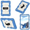 thumbnail image 4 of Allytech Shockproof Case for Samsung Galaxy Tab A9 8.7" 2023 SM-X110 X115, Rugged Shoulder Strap Rotating Stand Shoulder Strap Kids Friendly Bumper Heavy Duty Shockproof Case - Skyblue, 4 of 9