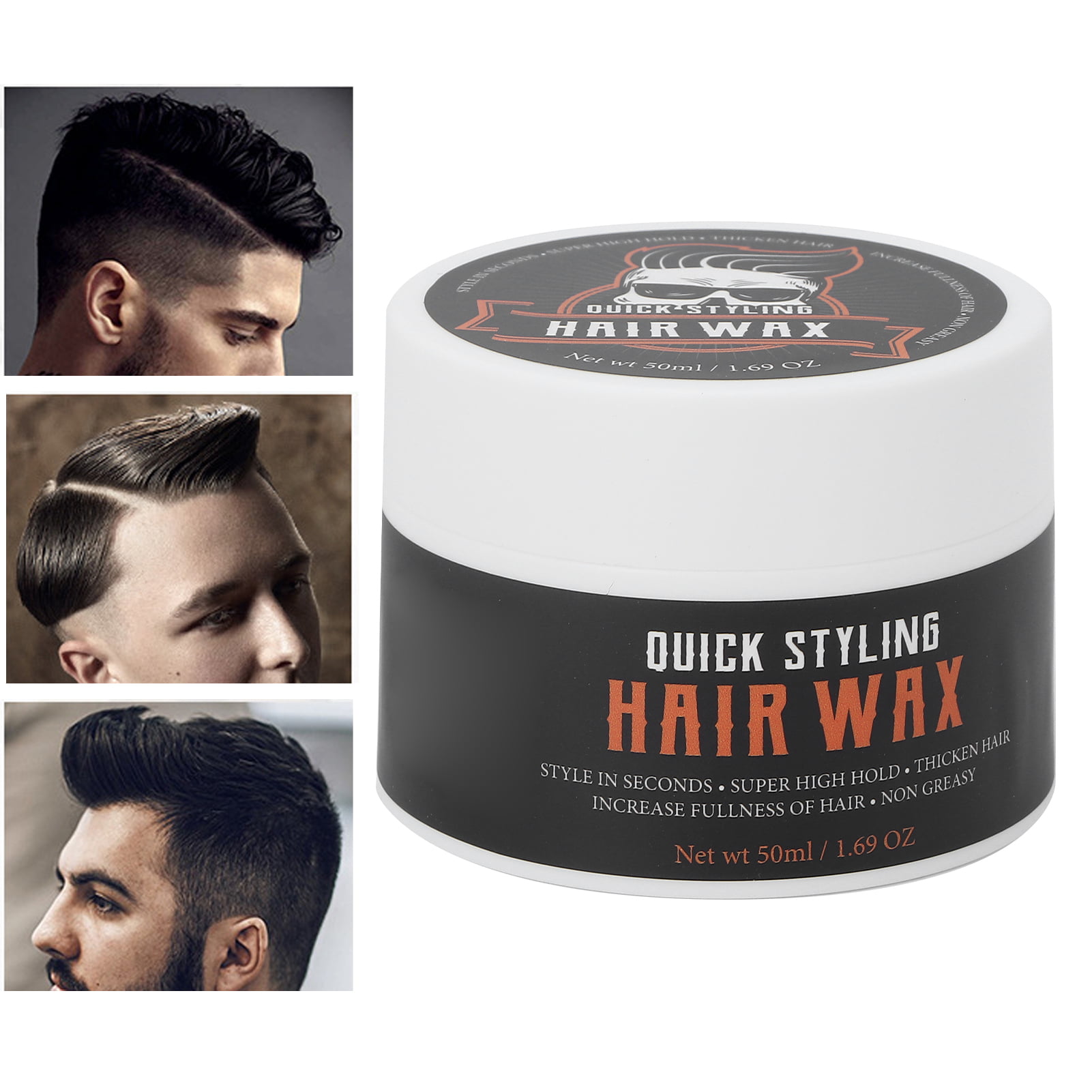 Dioche Hair Wax,Hair Styling Wax Moisturizing Strong Hold Hair Gel No Shine  Men Hair Cream For All Hair Styles 50ml,Men Hair Wax 
