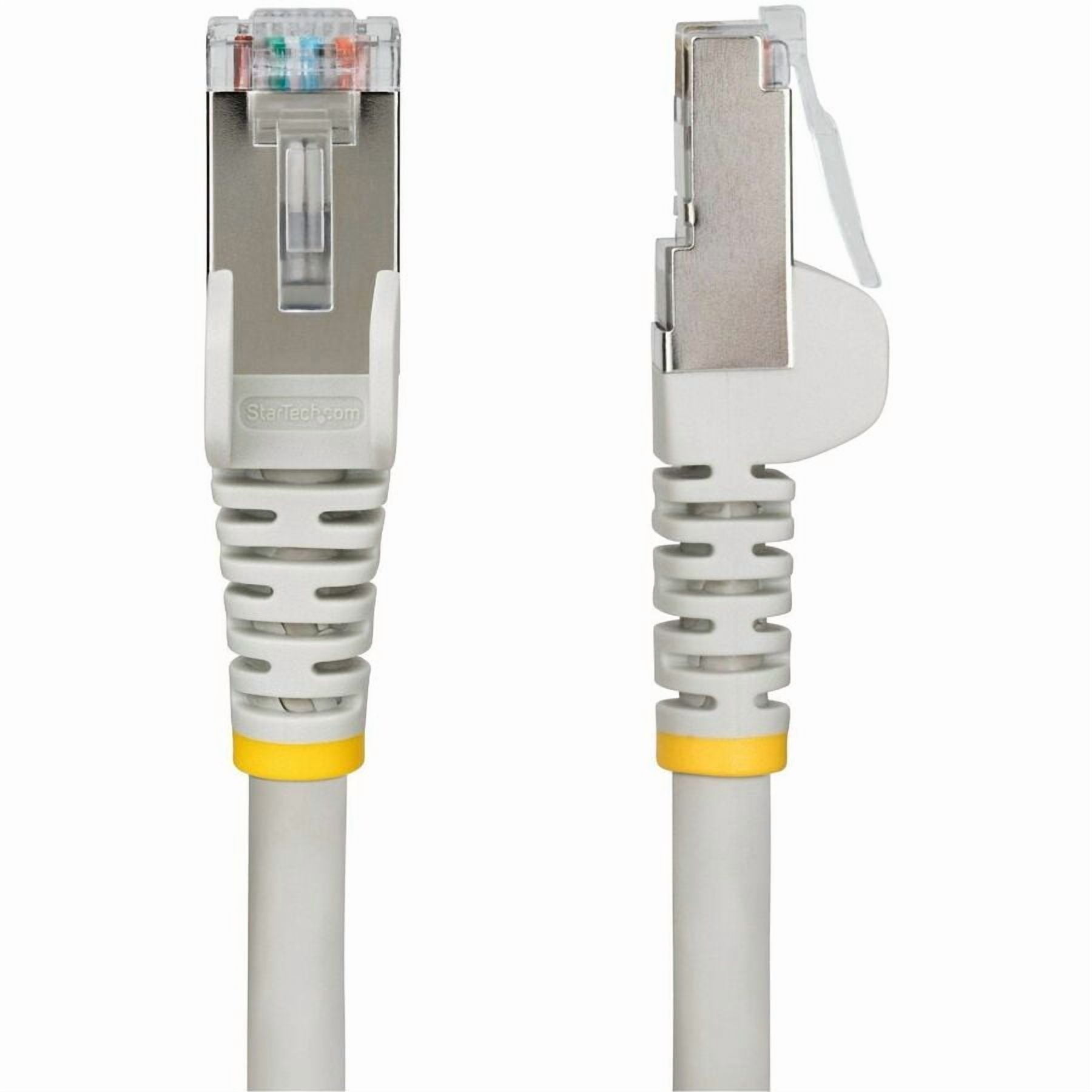 StarTech 100ft Gray CAT6a Ethernet Cable, Snagless RJ45, 10GbE, 100W PoE++, S/FTP, 500MHz, 27AWG Pure Bare Copper, LSZH