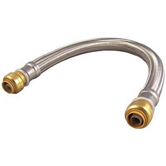 Cash Acme & Sharkbite UR3008FX18 0.5 x 0.5 x 18 in. Flexible Coupling Hose