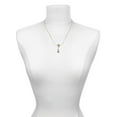 thumbnail image 3 of Delight Jewelry Silvertone 3-D Dreidel - Mia Monkey Charm Necklace, 3 of 4