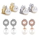 thumbnail image 5 of Guardurnaity 1 par de pendientes de Clip de cristal de perla para niñas, joyería de boda para mujeres, pendientes sin para mujeres, accesorios de Ropa, zapatos y accesorios Miscelánea Corto y plata Guardurnaity PS12022-02, 5 of 6