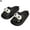 Black, variant on ZOUBAOQ Funny Summer Big Eye Dog Slippers, Unisex Cute Cartoon Comfy Slippers, Indoor Comfy Ligh Shoes, Slip Bathroom Flat Non Slide