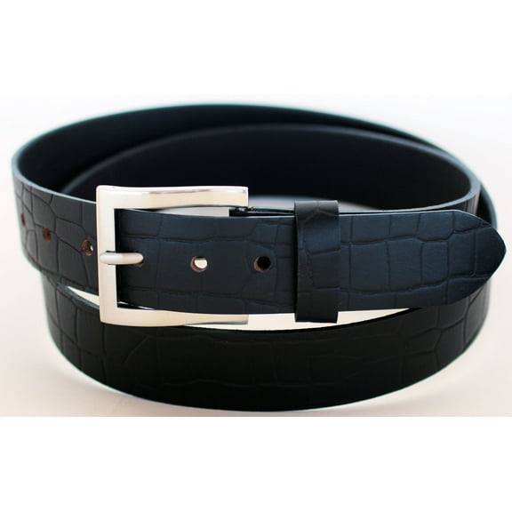 61-62 Handmade Heavy Duty Men's Dress Casual Cow Leather Belt Black 2634RS