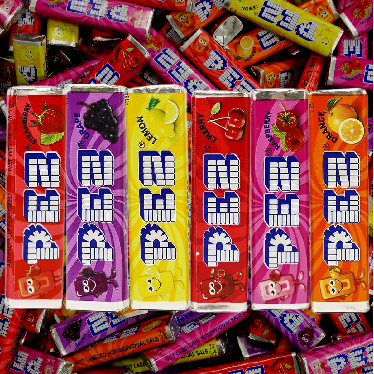 Assorted Candy Refill Pez Variety Pack | Bulk 3 Pound Bag | Fruit Flavor Mix