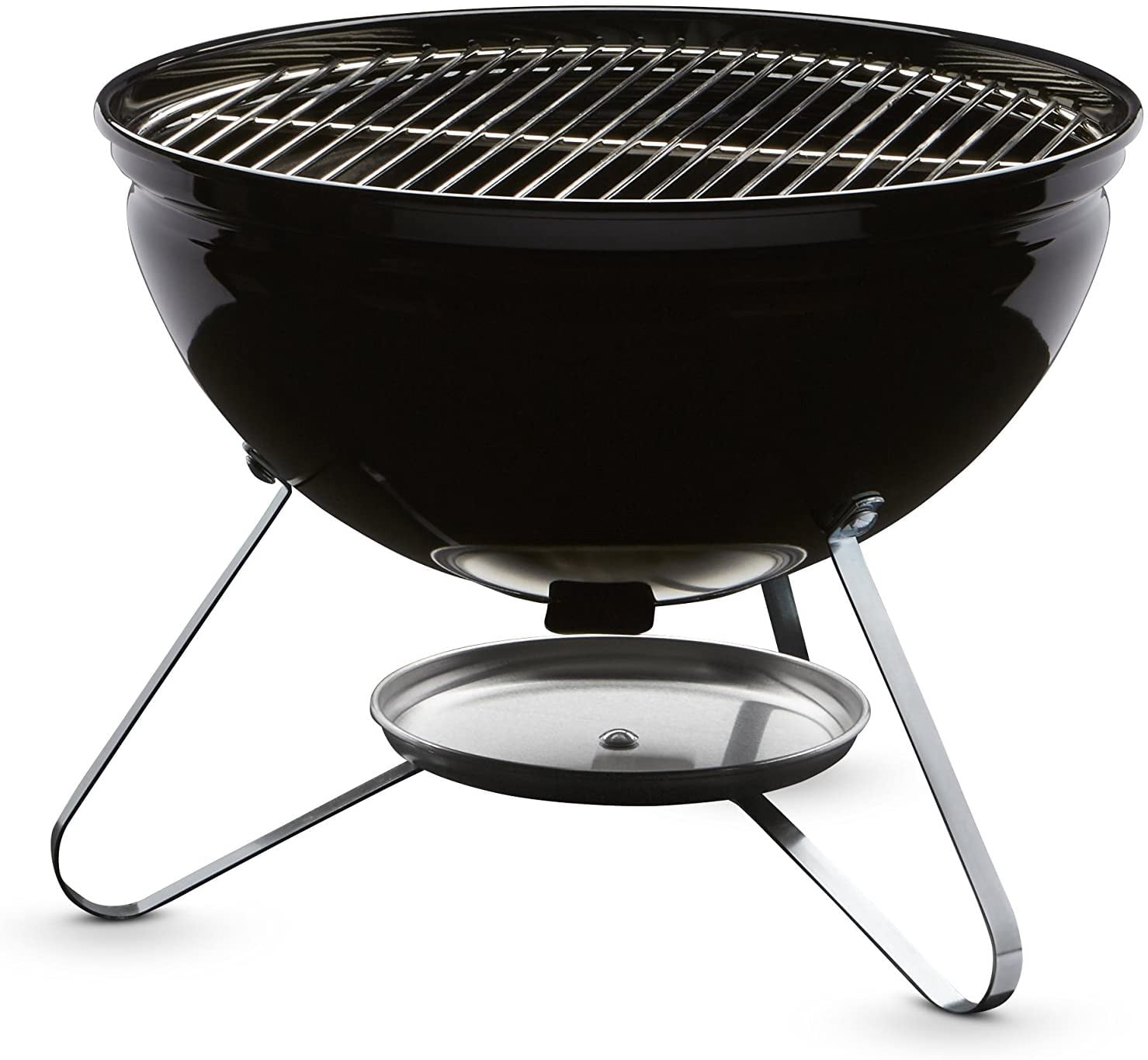 Weber 10020 Smokey Joe 14-Inch Portable Grill, Black - Compact BBQ