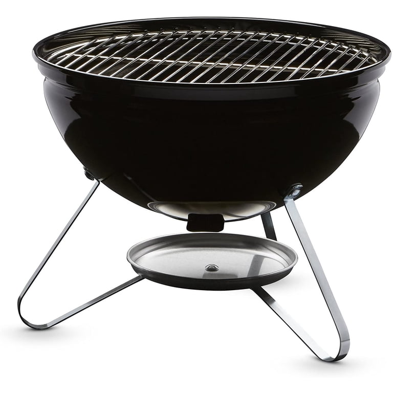 Weber 10020 Smokey Joe 14-Inch Portable Grill, Black - Compact BBQ