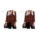 thumbnail image 4 of Sonducket Camisa a cuadros a rayas para mujer, blusa informal con bolsillo transpirable, Top de playa para fiesta de oficina, accesorios de ropa Type3 NO3, 4 of 6