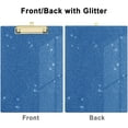 thumbnail image 4 of Glitter Acrylic Clipboard Decorative Standard A4 Letter Size 12.2" x 8.7", Fashion Bling Clip Boards with Designed Low Profile Gold Clip for Classroom Office, 4 of 6