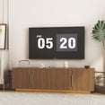 thumbnail image 7 of Aukfa LED TV Stand for TVs up to 75",Modern TV Cabinet Entertainment Center W/16-Color Lights for Living Room & Bedroom,Walnut, 7 of 7