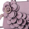 thumbnail image 4 of Faraee Small Purse and Handbag for Women Flower Leather Ladies Top Handle Satchel 2026 Fashion Shoulder Crossbody Tote Bags Purple, 4 of 4