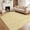 Beige, variant on Living Room Rugs 8x10 Dining Room Rugs for Under Table Non Slip Modern Solid Color Throw Rug Non Shedding Low Pile Ultra Soft Mats Foldable Thin Contemporary Carpet for Bedroom Nursery, Navy