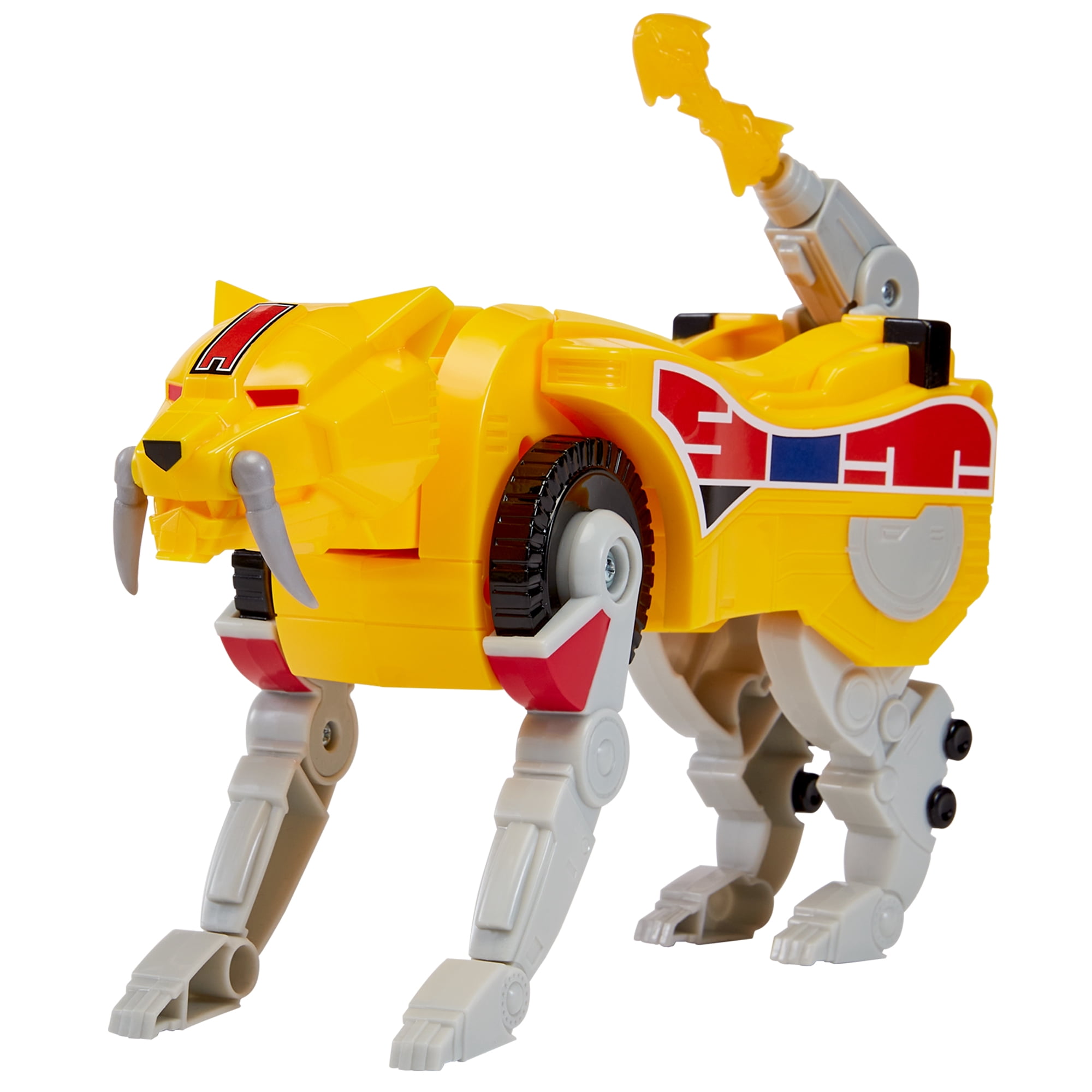 Mighty Morphin Power Rangers: Re-Ignition - Sabertooth Tiger Combinable Dinozord for kids 4+ by Playmates Toys
