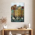 thumbnail image 2 of Elephant Stock Old Town Port Ii Wall Art - Vertical Canvas Wall Art - Living Room Wall Decor - Transportation Canvas - Orange And Teal Decor By Silvia Vassileva - 24" x 36", 2 of 8